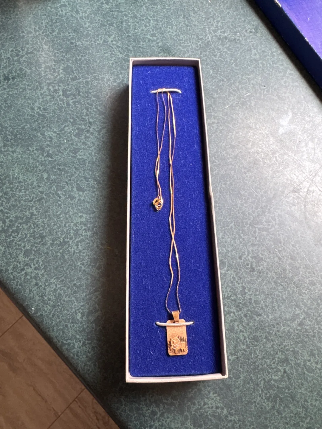 Gold Leo Pendant Necklace thumbnail