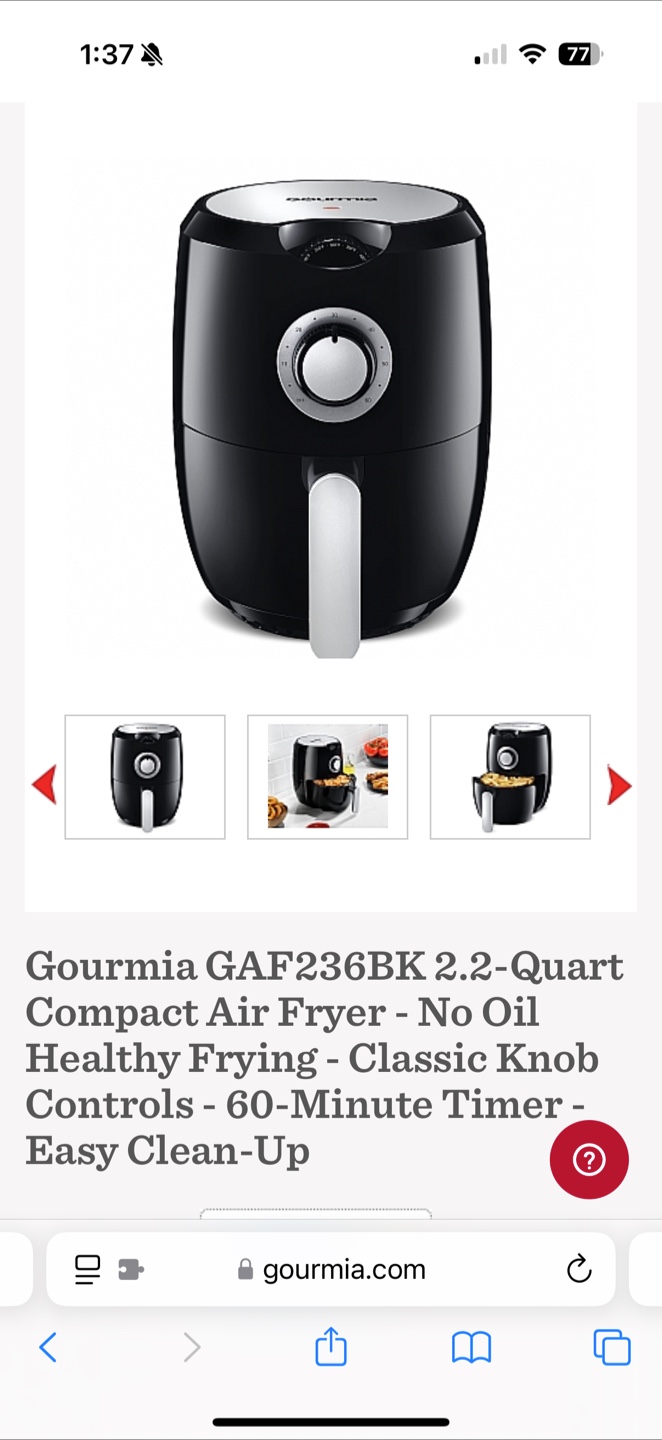Gourmia Air Fryer - photo 4