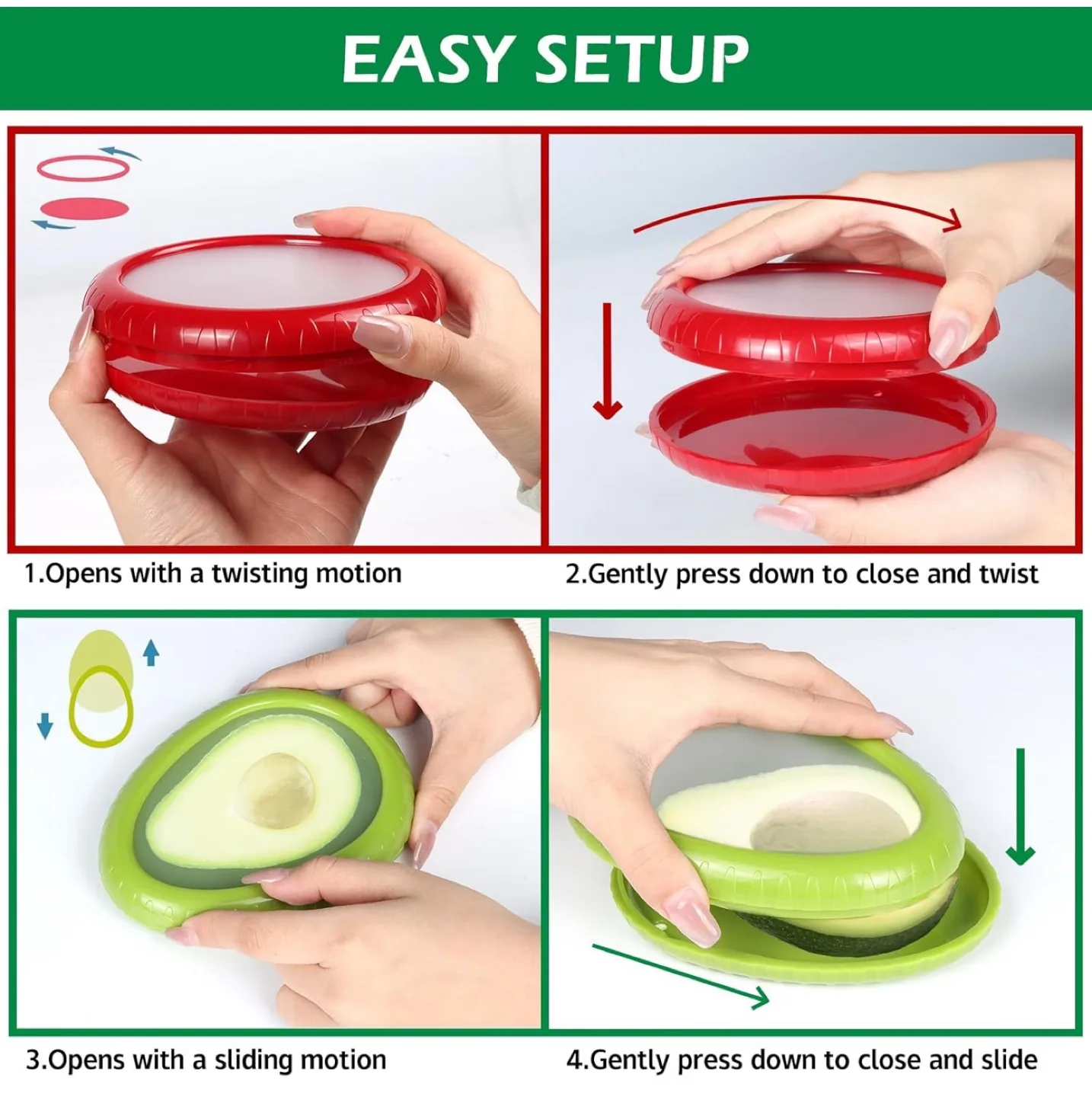 Avocado and Onion Storage Set - Fruit Savers image indicator(5)
