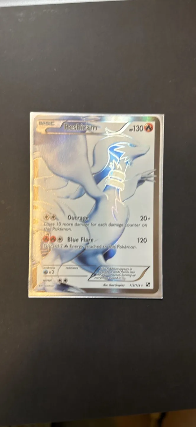 Reshiram - 113/114 - Pokemon Black and White Full Art thumbnail