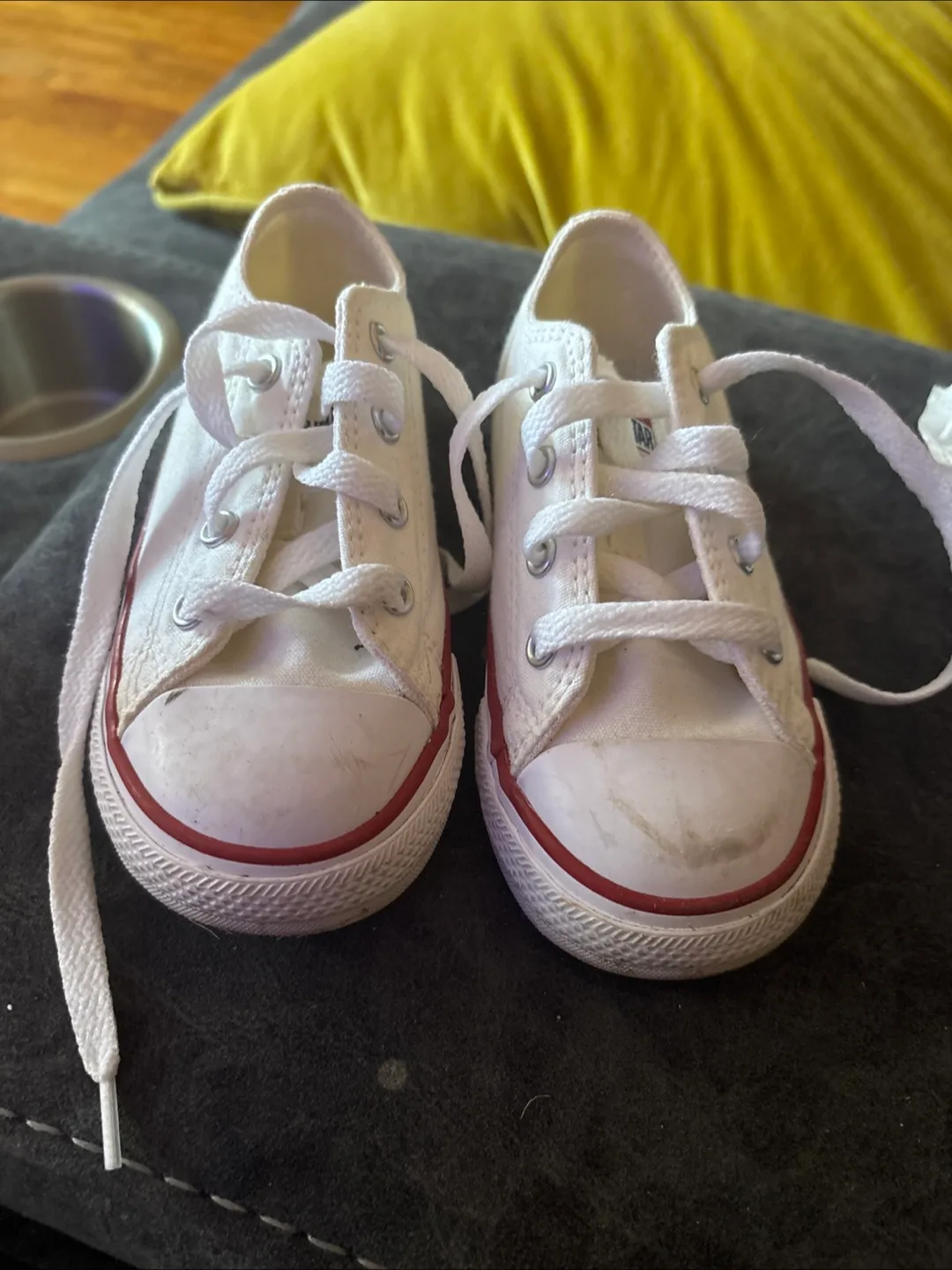 White Converse All Star Sneakers thumbnail