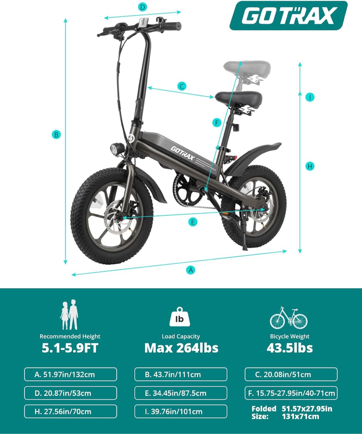 GoTrax Electric Bike - photo 2