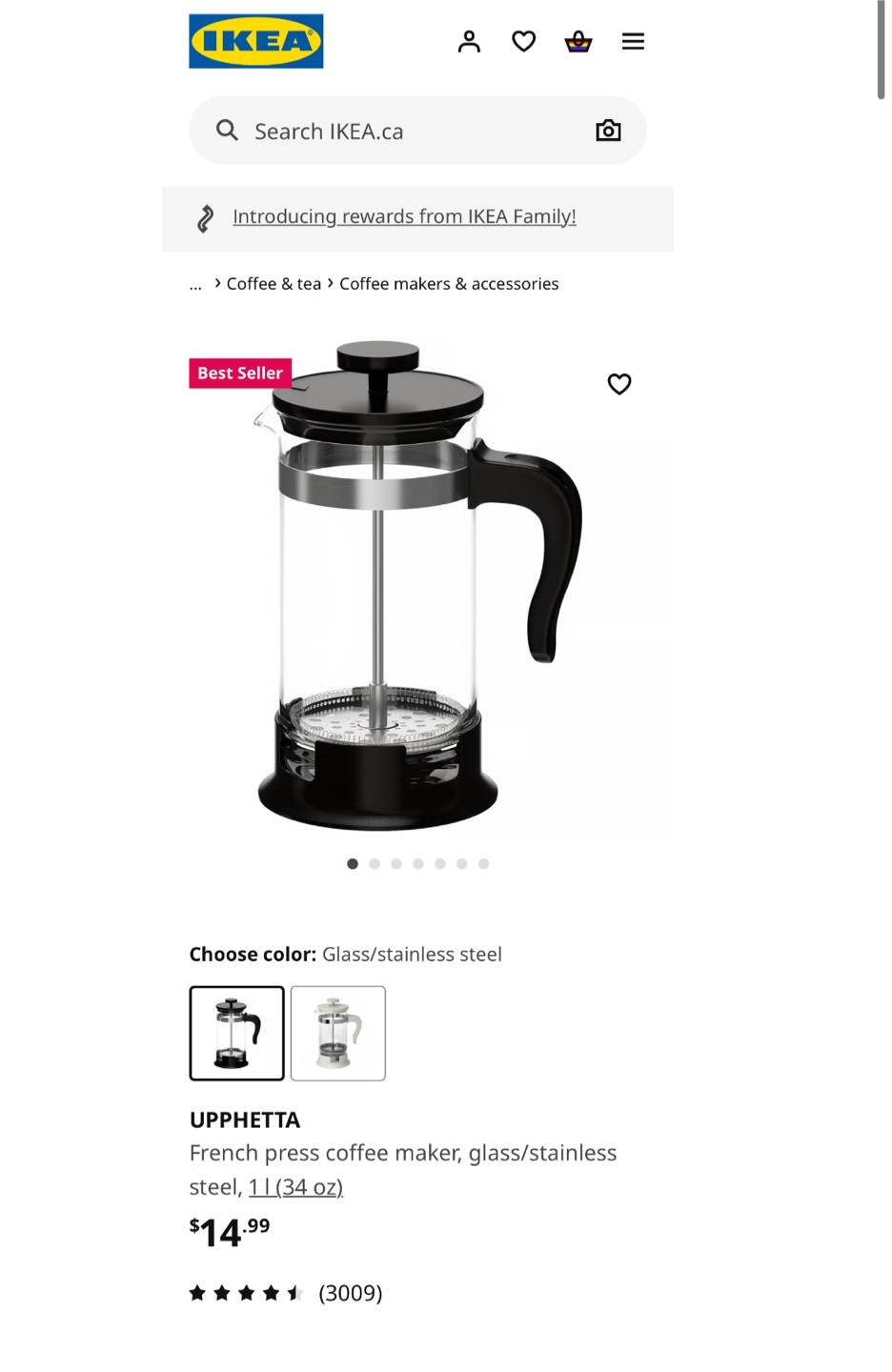 1L French Press Coffee Maker - photo 2