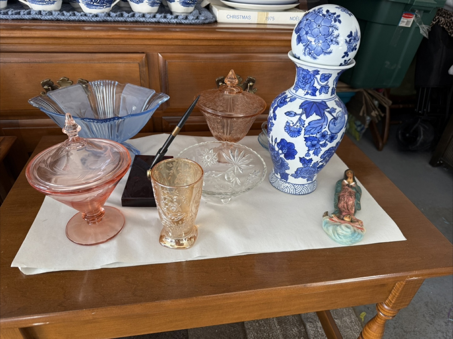 Vintage Collection of Glassware and Decor