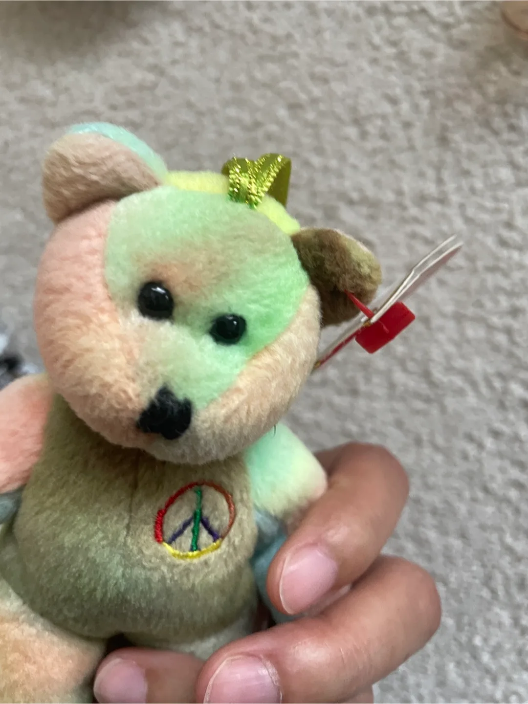 Ty Beanie Baby Peace Bear image indicator(2)