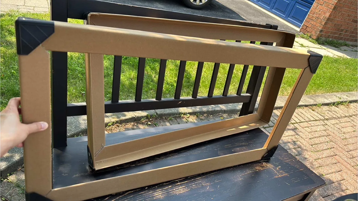 FREE sturdy cardboard protective frames kitchen mat thumbnail