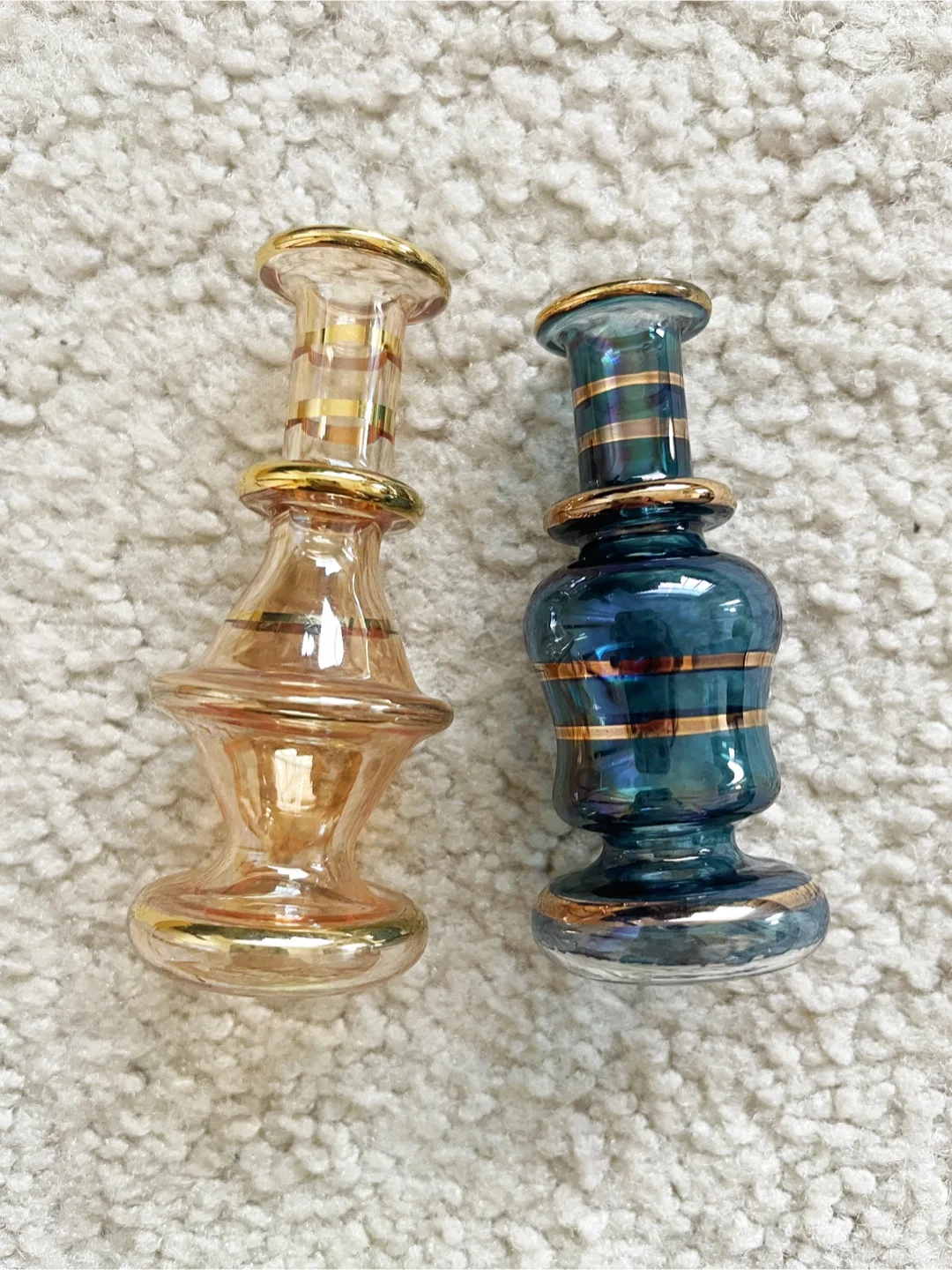 Elegant Glass Candle Holders - Set of 2 thumbnail