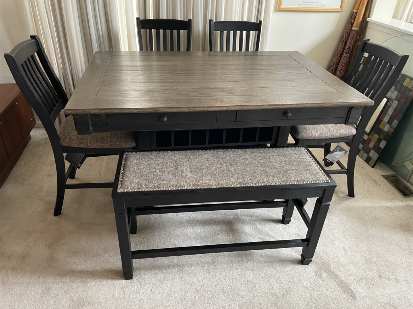 Ashley Furniture Tyler Creek Counter Height Dining Table Se