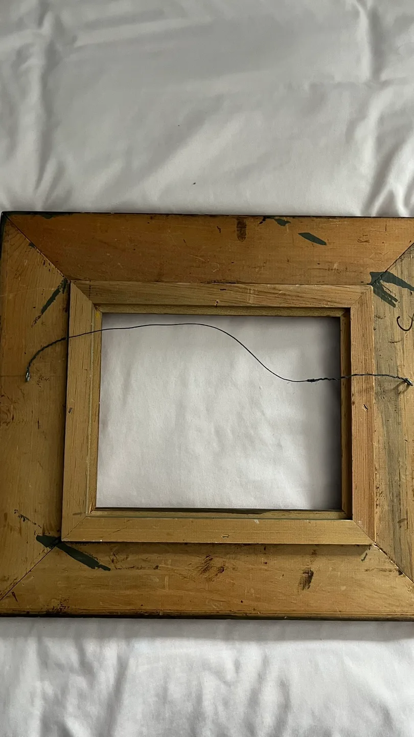 Vintage mid-Century Carved Mexican Frame image indicator(6)