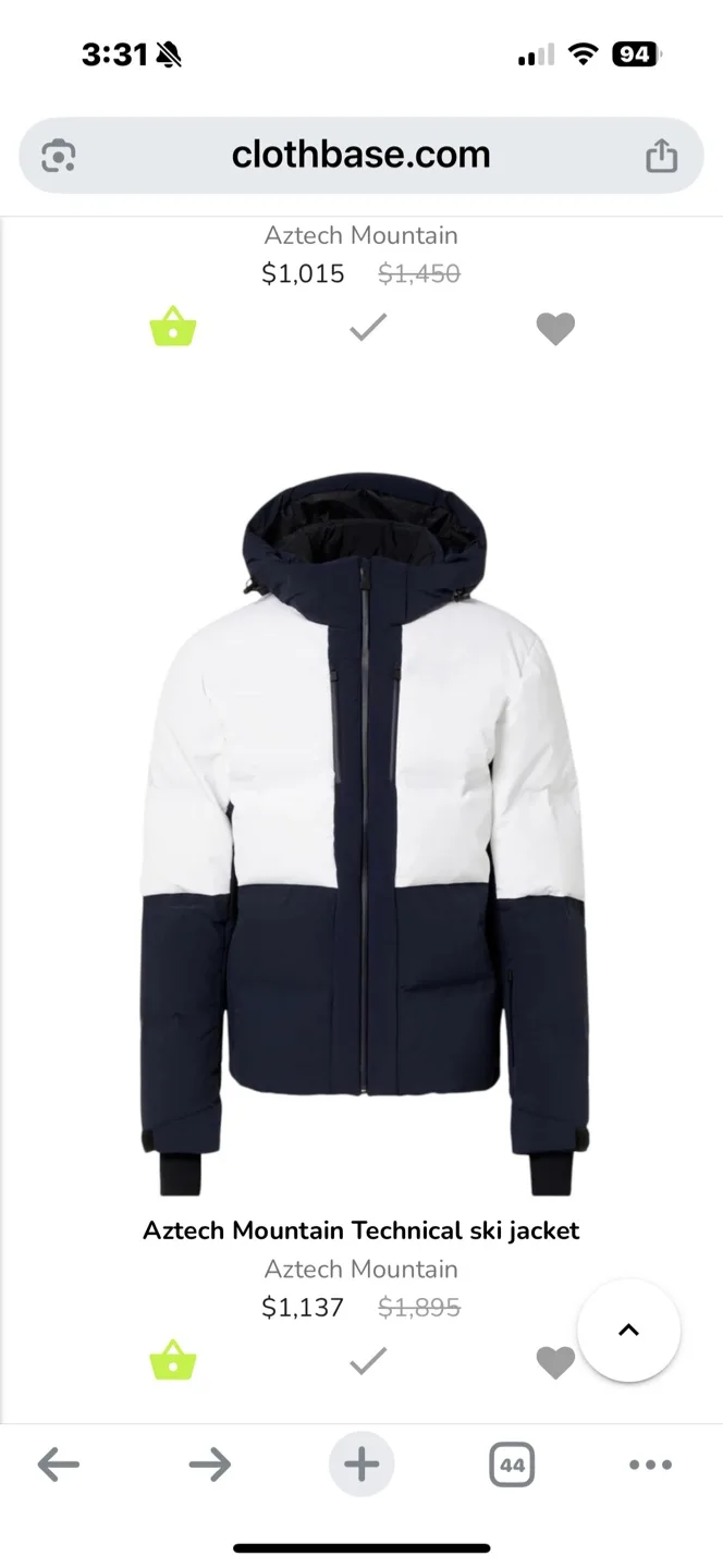 Aztech Mountain Winter Coat thumbnail