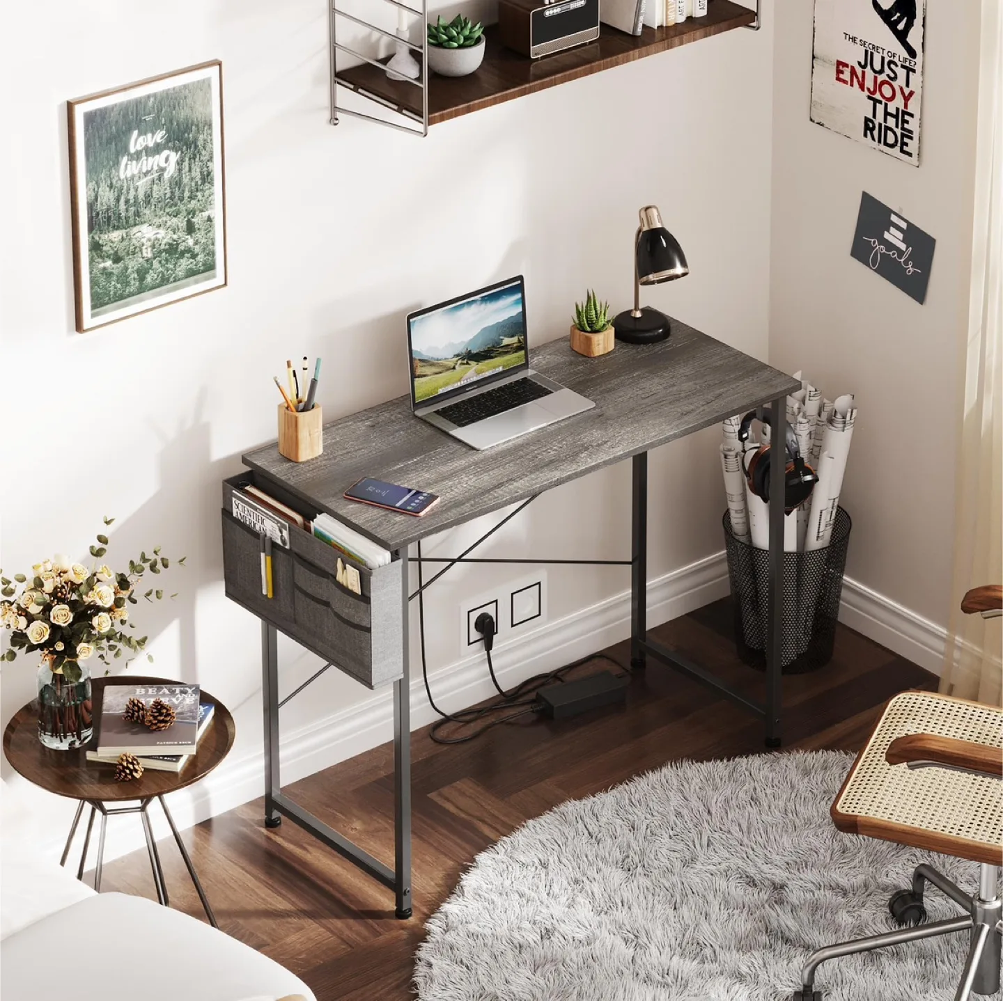 COTUBLR 31 Inch Computer Desk image indicator(2)