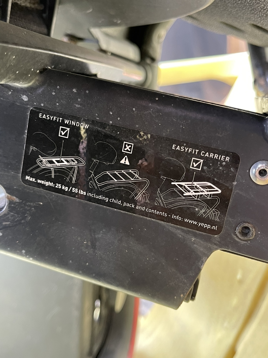 Yepp Maxi Child Bicycle Seat - photo 4
