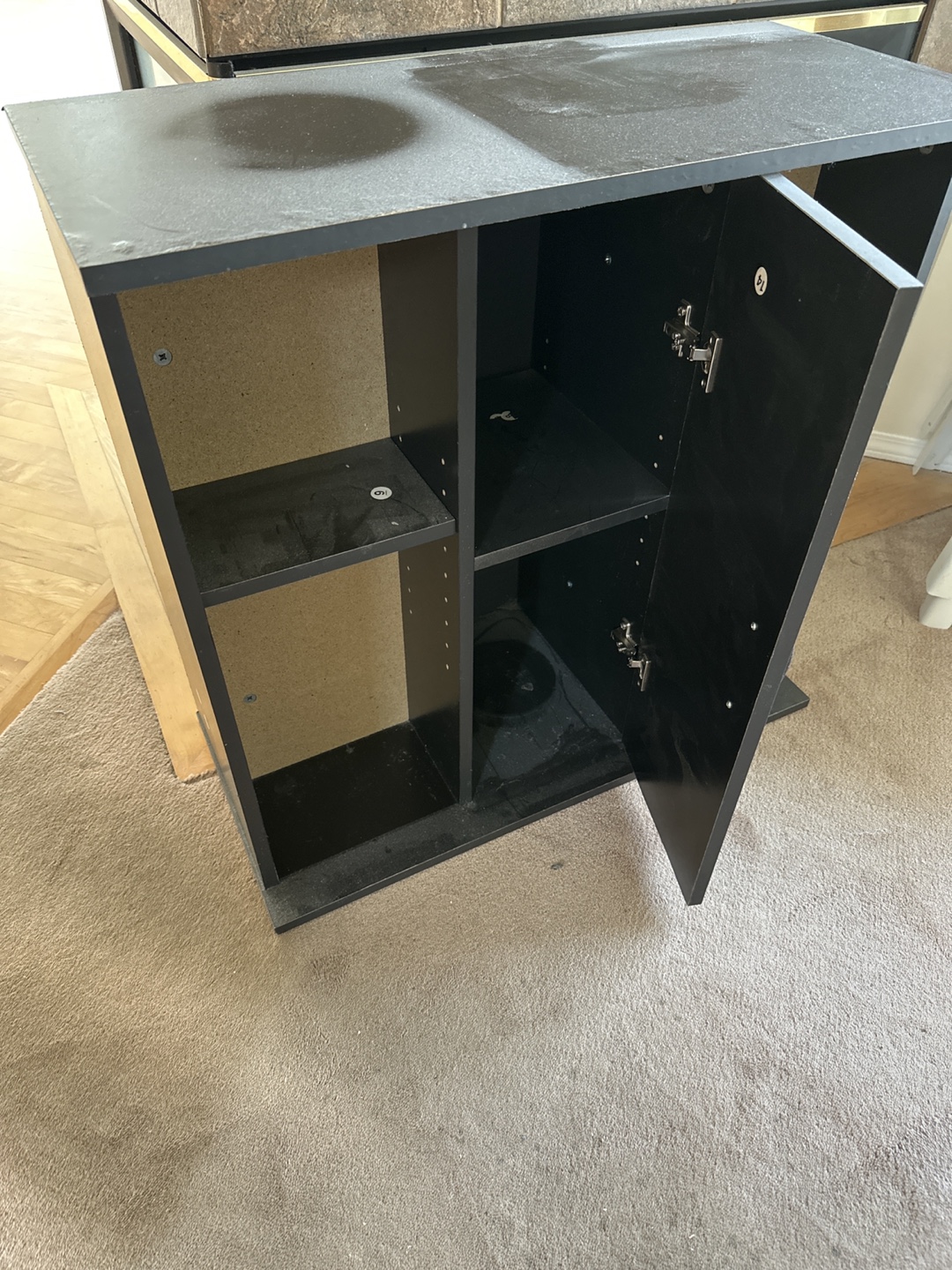 Black cabinet for 20 gallon fish tank - photo 2
