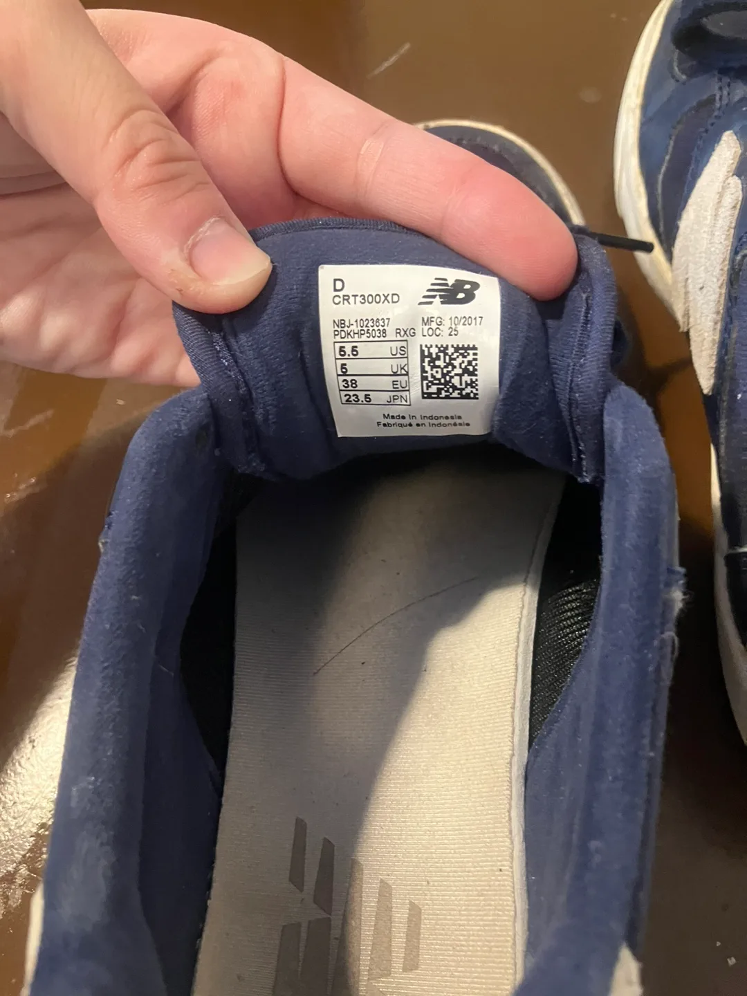 New Balance Navy Sneakers image indicator(3)