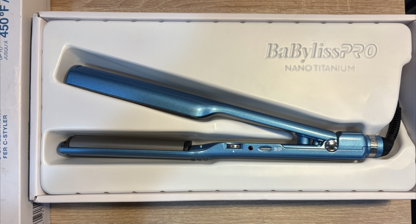 BaBylissPRO Nano Titanium Flat Iron