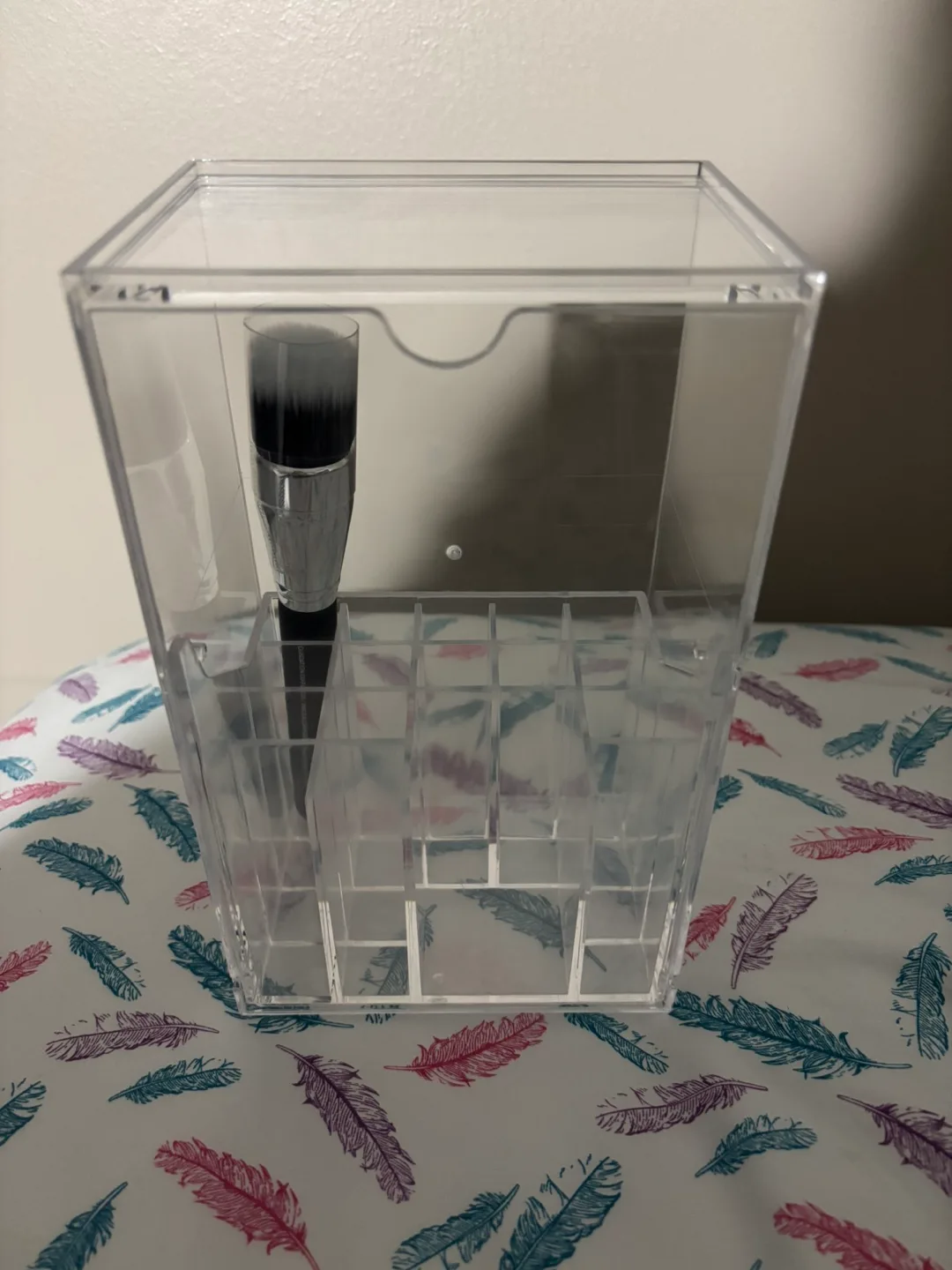 Clear Acrylic Makeup Brush Organizer thumbnail