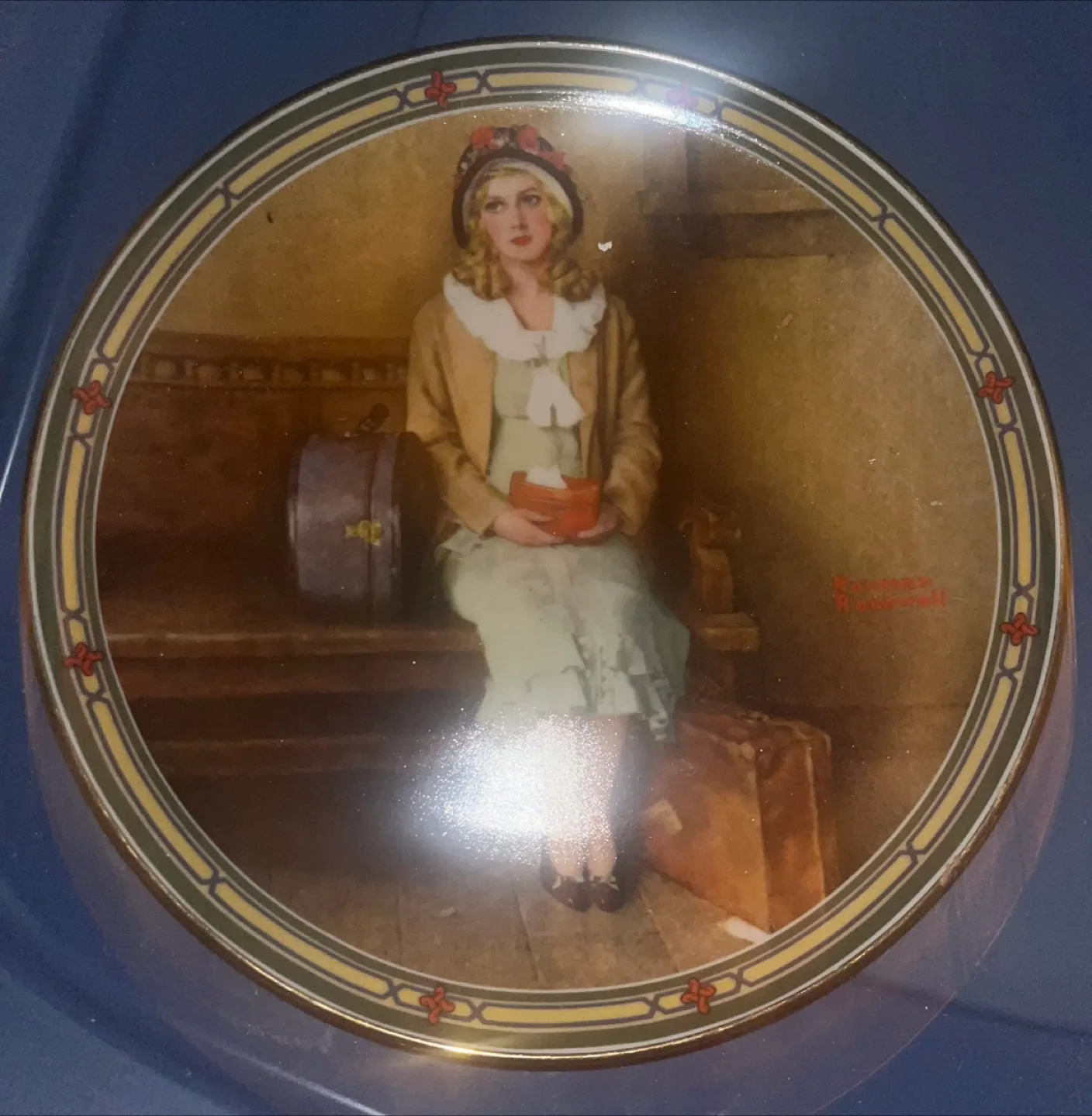 Grandpa's Gift Plate by Knowles thumbnail