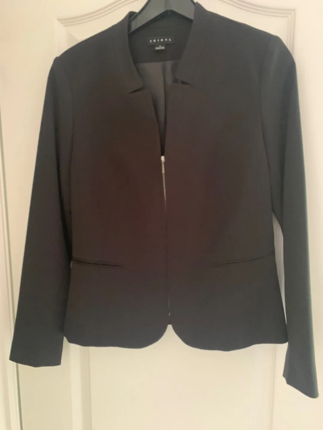 Tribal Black Blazer - Size 4 thumbnail