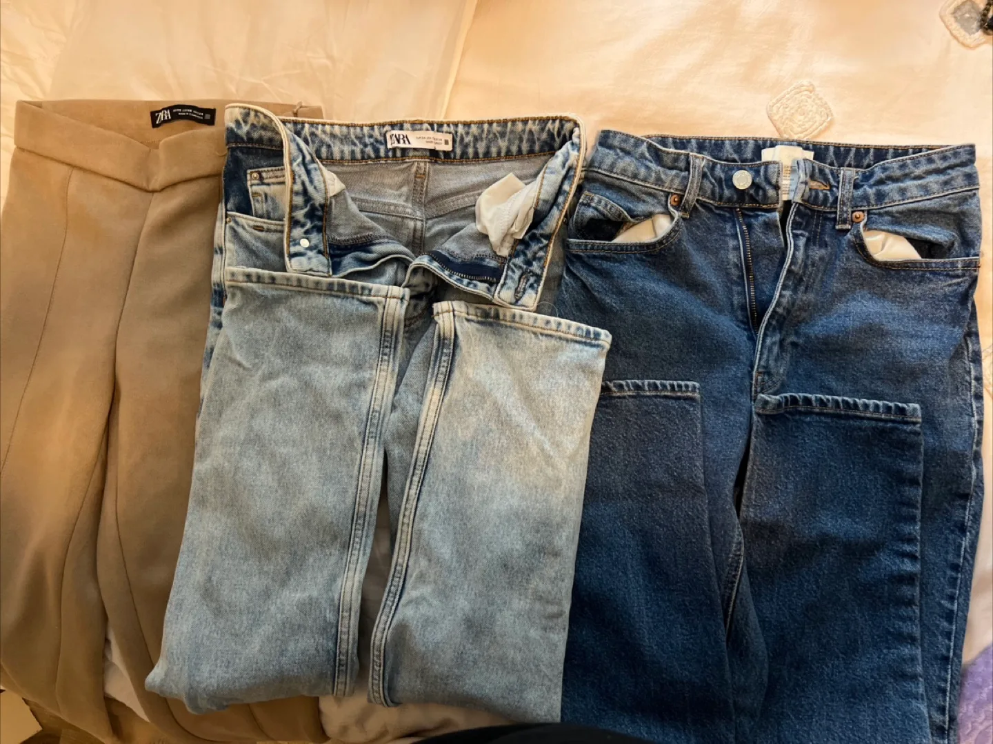 ZARA Denim Pants thumbnail