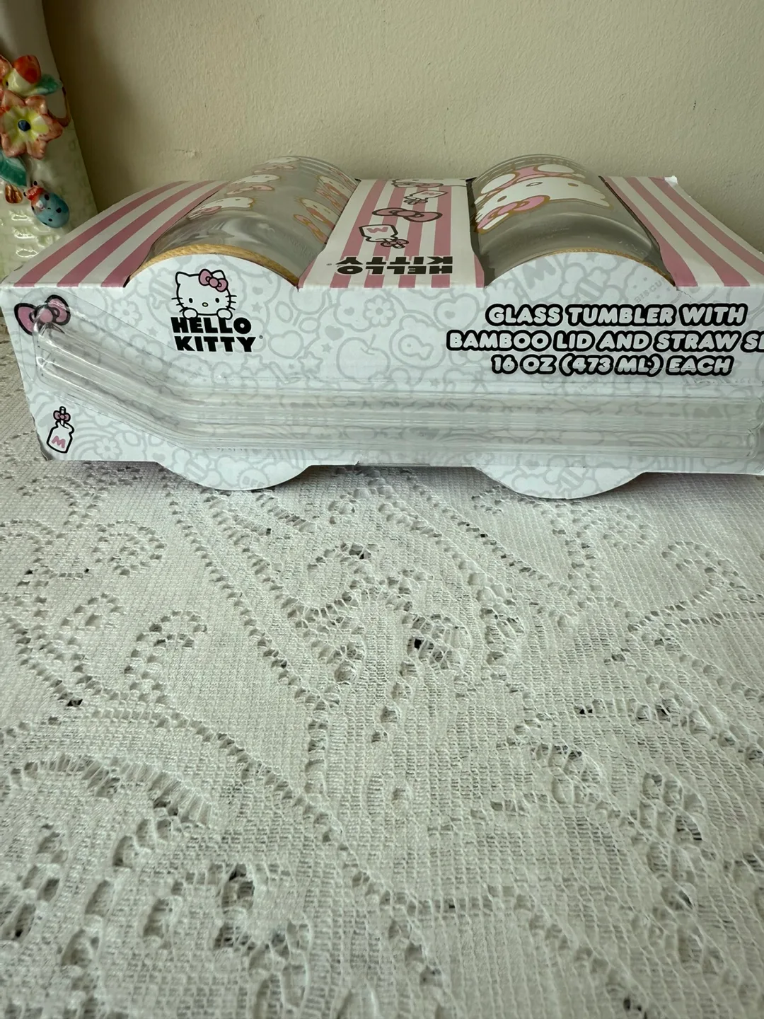 💗 Hello Kitty Glass Jar Gift Set 🆕(Authentic) image indicator(7)