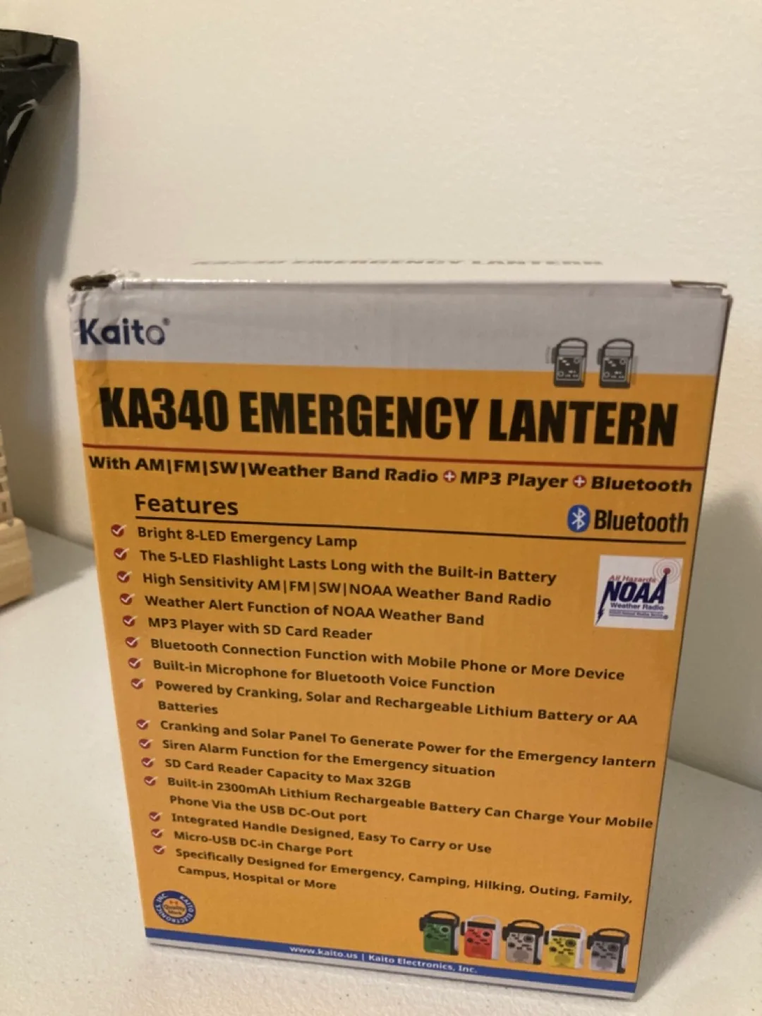 Kaito KA340 Emergency Lantern image indicator(3)