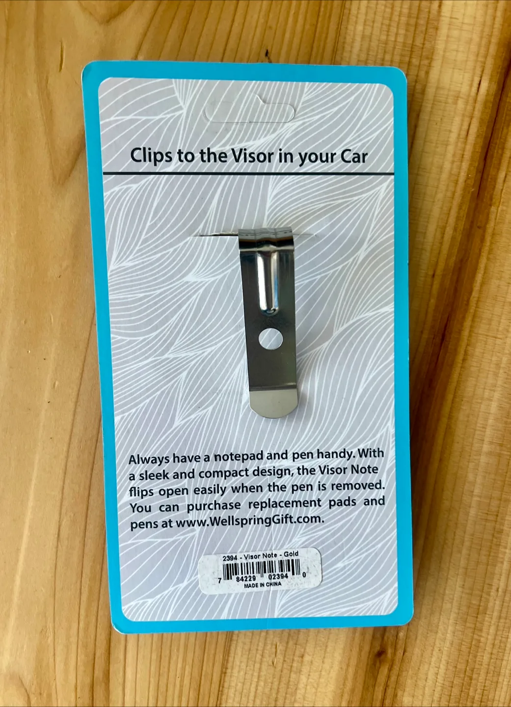 Visor Note Notepad and Pen - Gold image indicator(2)