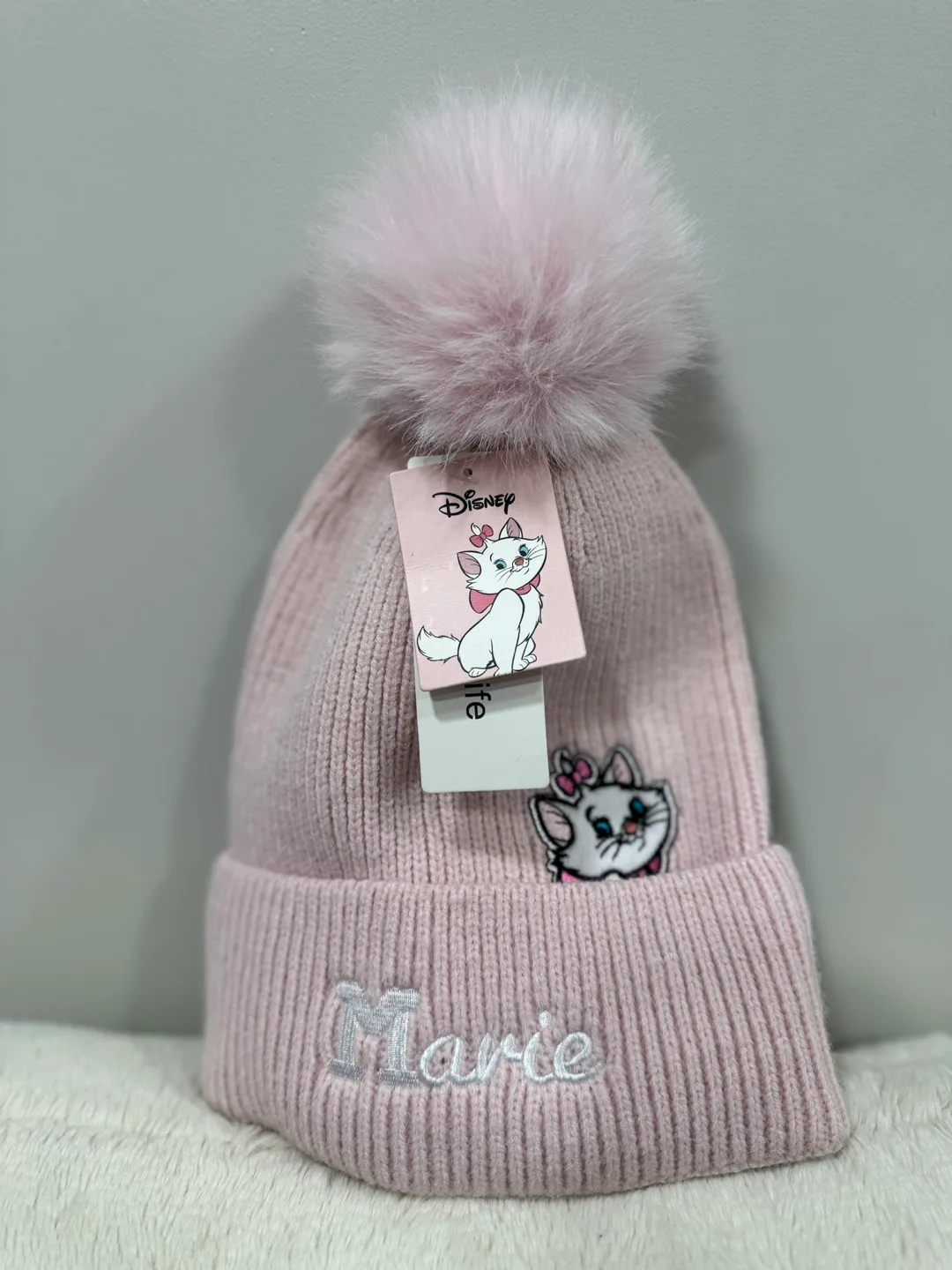 Disney Marie Pom Pom Beanie thumbnail