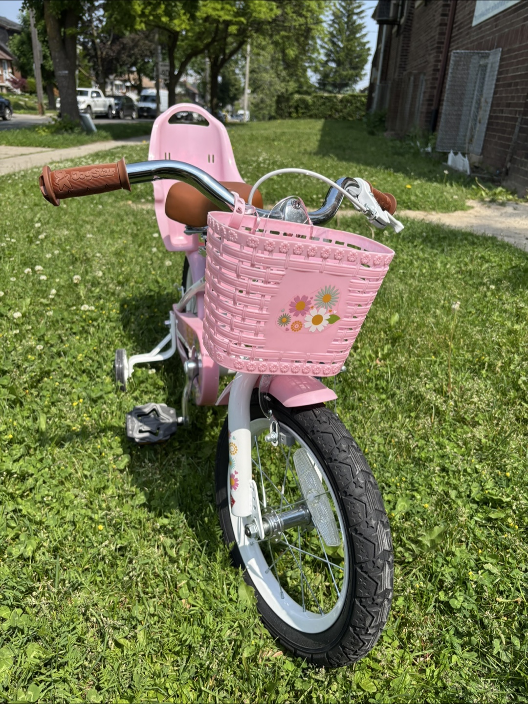 Pink Children's Bicycle with doll seat - photo 3