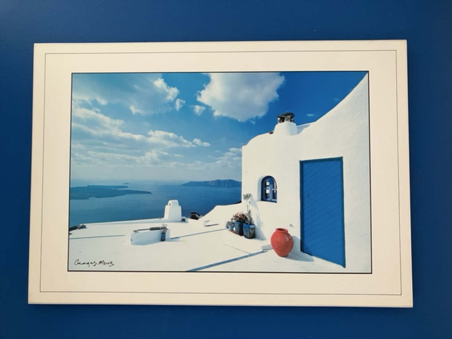 Greece 🇬🇷 framed coastal print