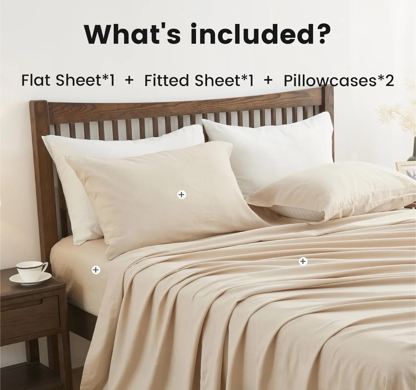 Linen Queen Bed Sheet Set image indicator(2)
