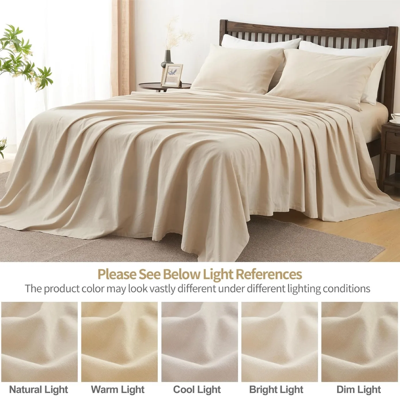 Linen Queen Bed Sheet Set image indicator(5)