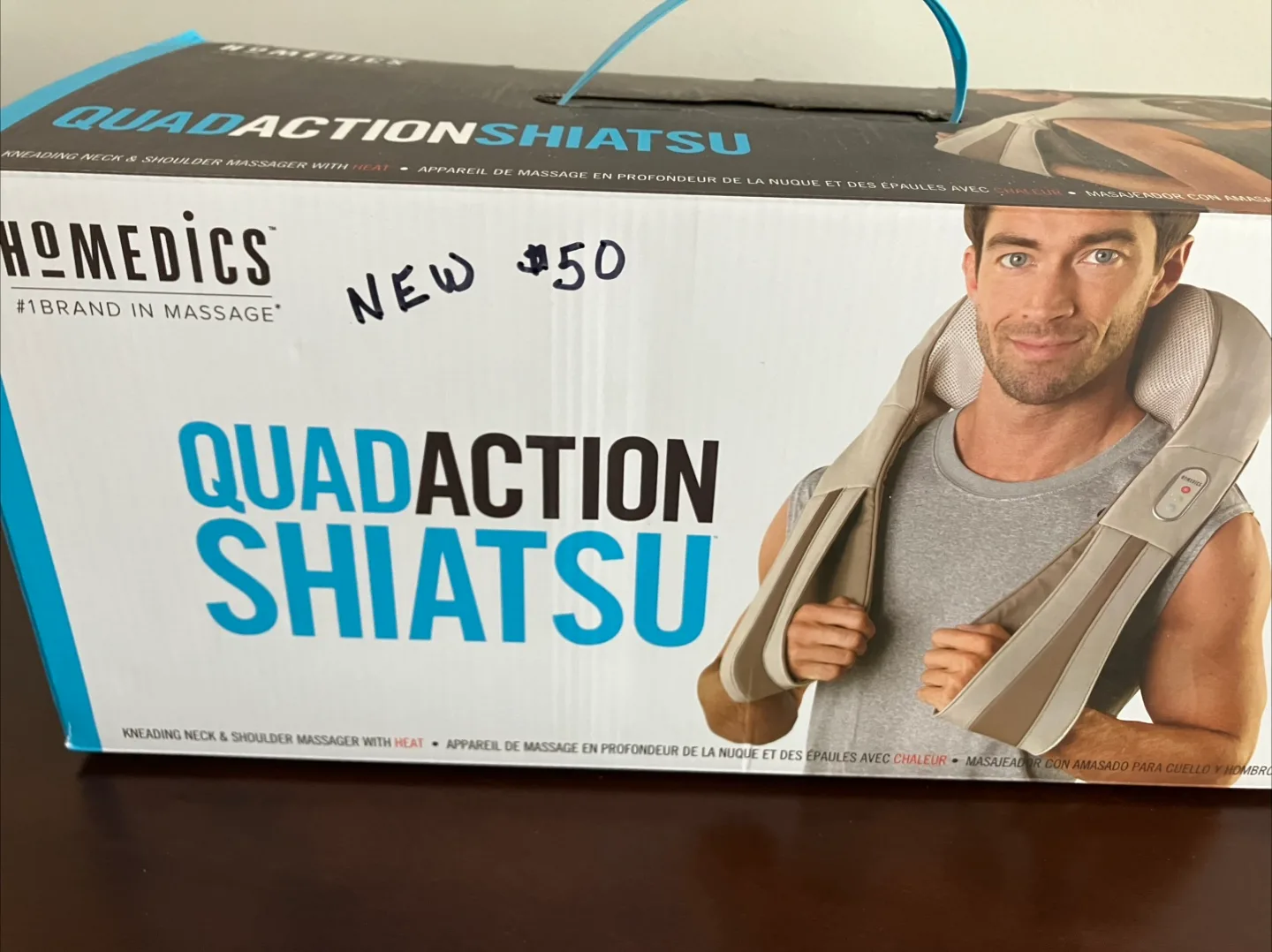 HoMedics Quad Action Shiatsu Neck and Shoulder Massager thumbnail