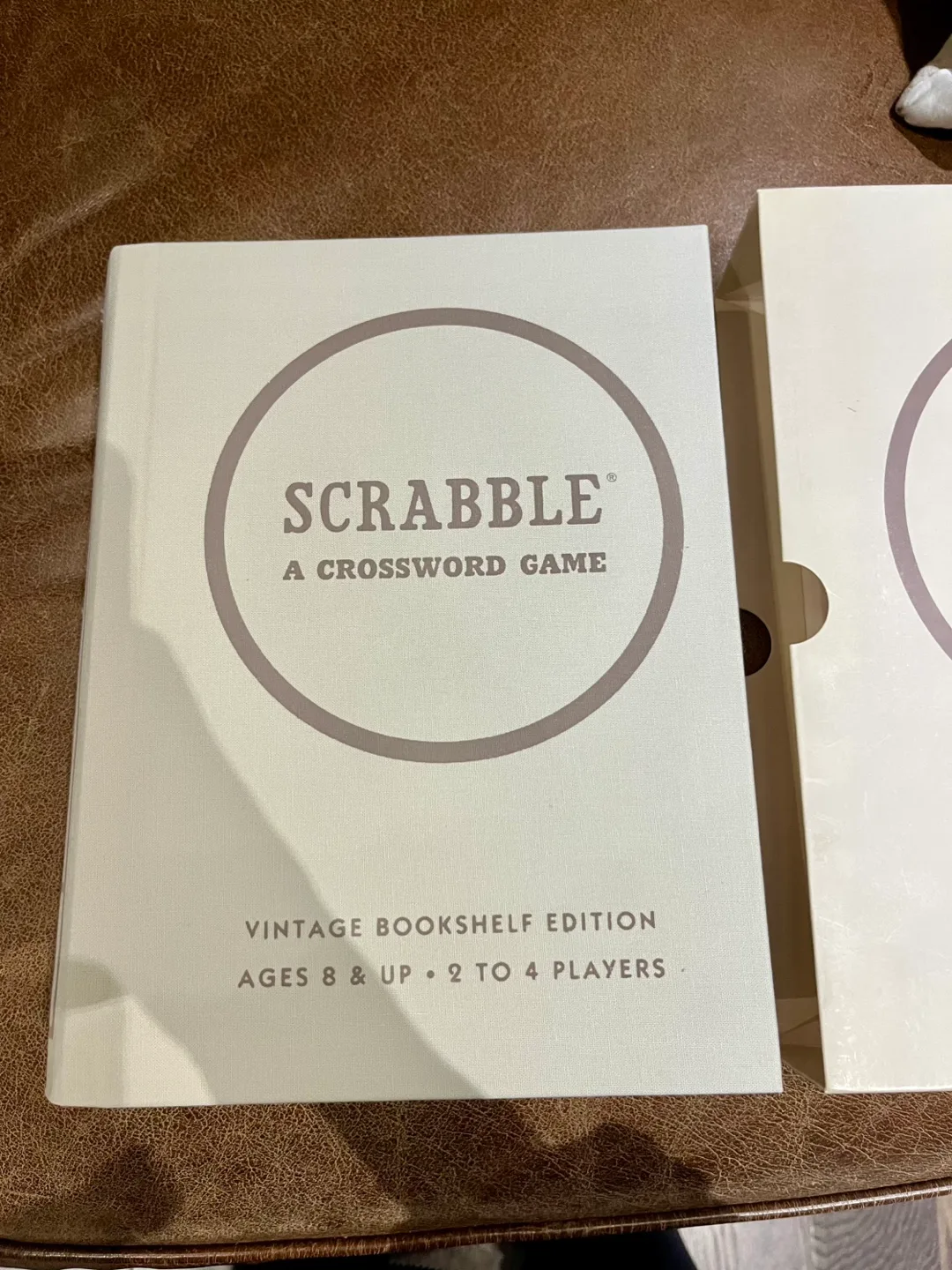 Vintage bookshelf Board Game Set, monopoly Yahtzee scrabble image indicator(5)