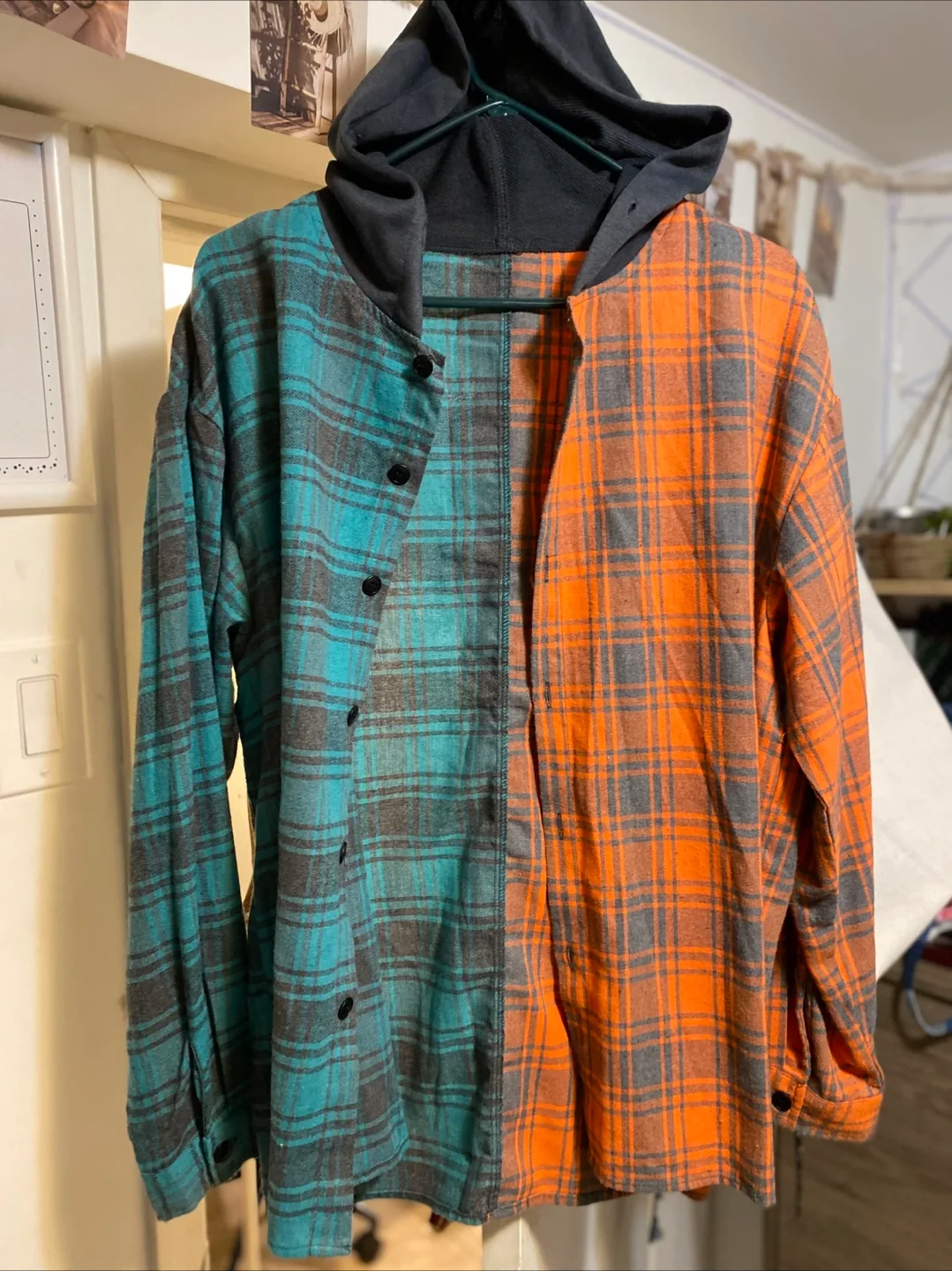 Two-Toned Flannel Shirt thumbnail