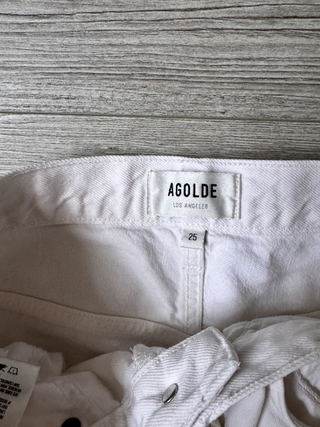 AGOLDE White Jeans - Size 25 - photo 2
