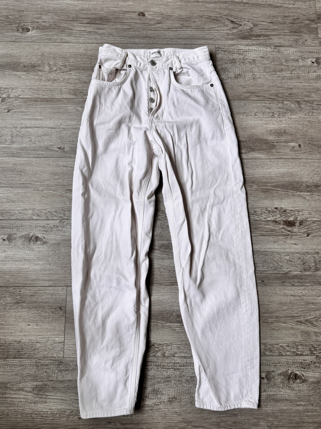 AGOLDE White Jeans - Size 25