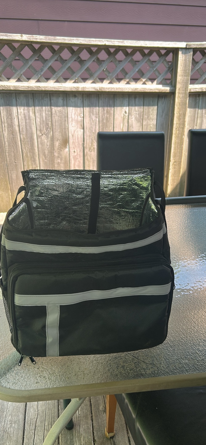 XL insulated backpack delivery bag with 4 cup/drink holders - photo 2