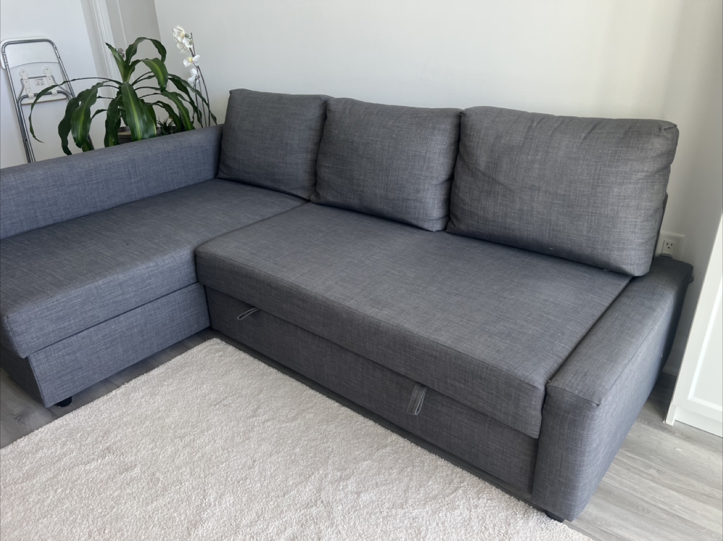 IKEA FRIHETEN Corner Sofa-Bed with Storage