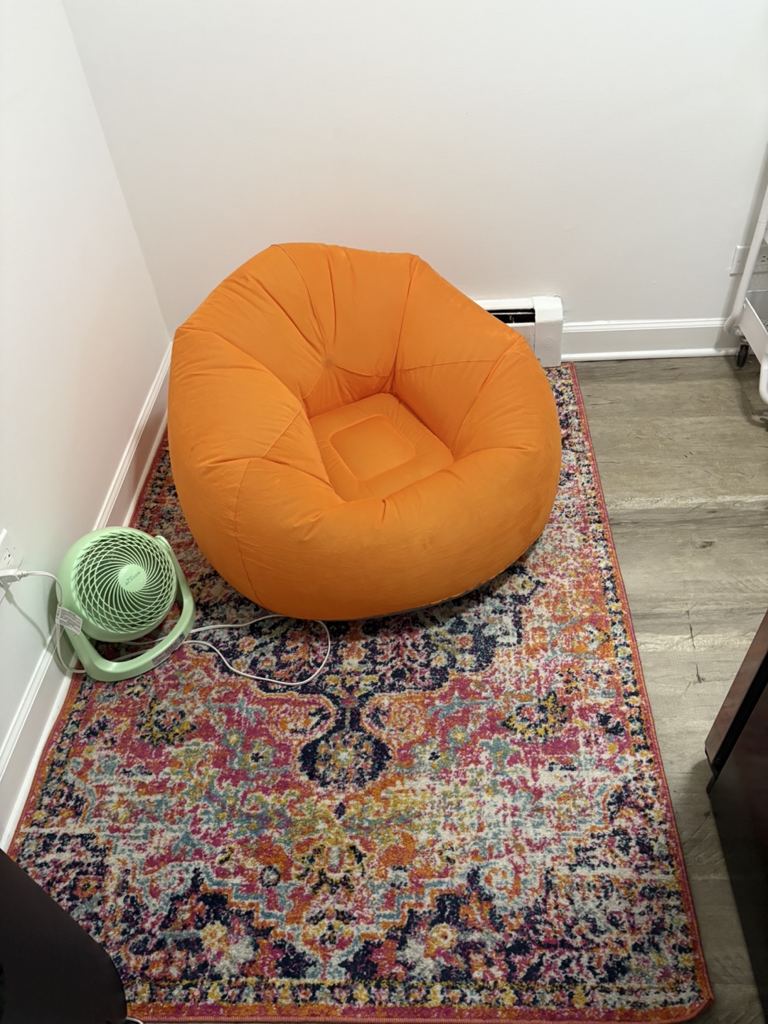 Orange Beanbag Chair - photo 2