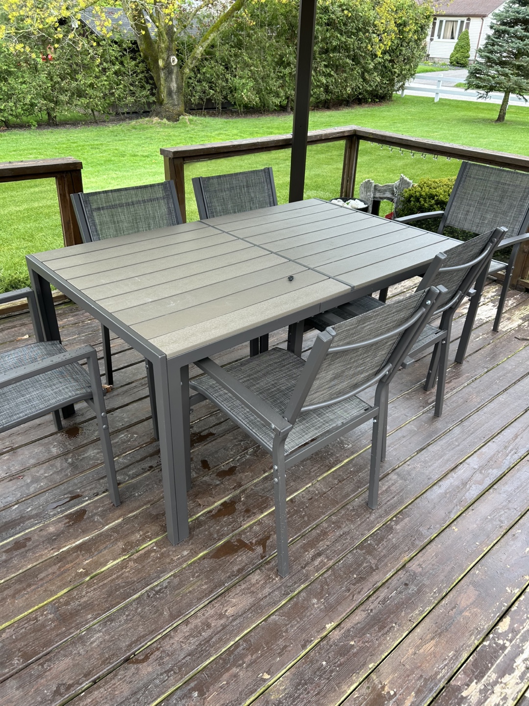 Outdoor Dining Table and Chairs Set