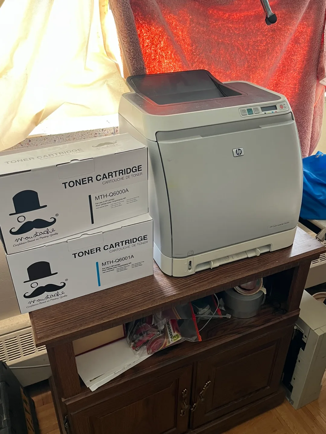 HP Colour LaserJet Printer with Extra Toner Cartridges thumbnail