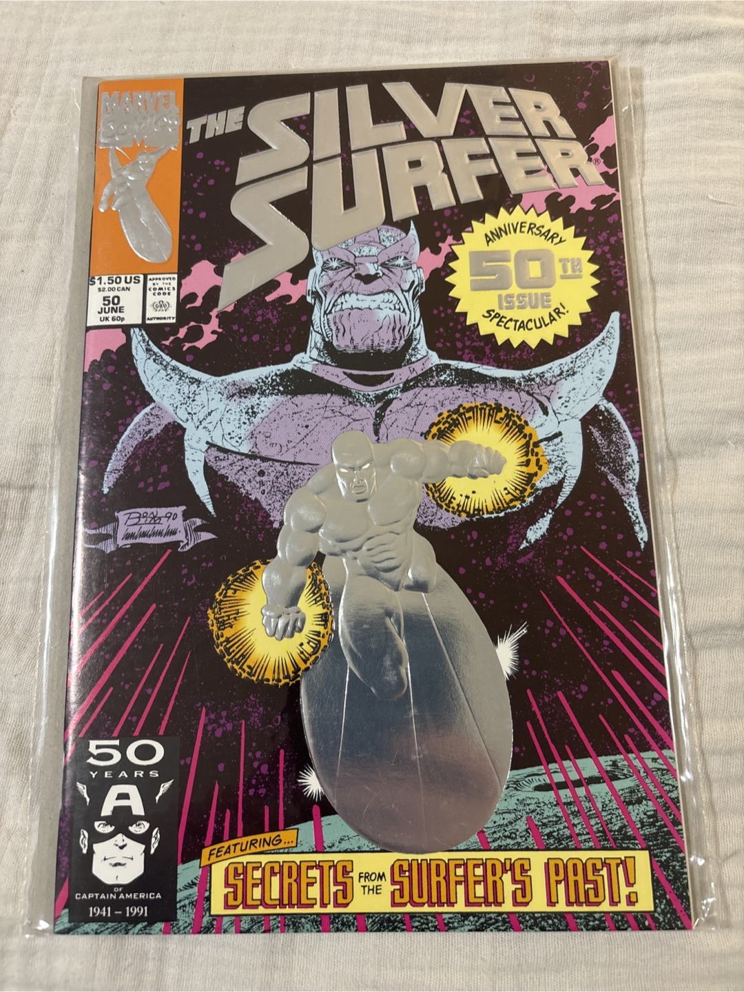 Silver Surfer #50 NM/MT Thanos Origin