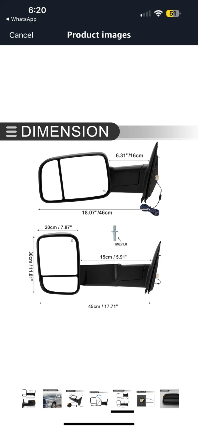 DODGE RAM MIRRORS image indicator(8)