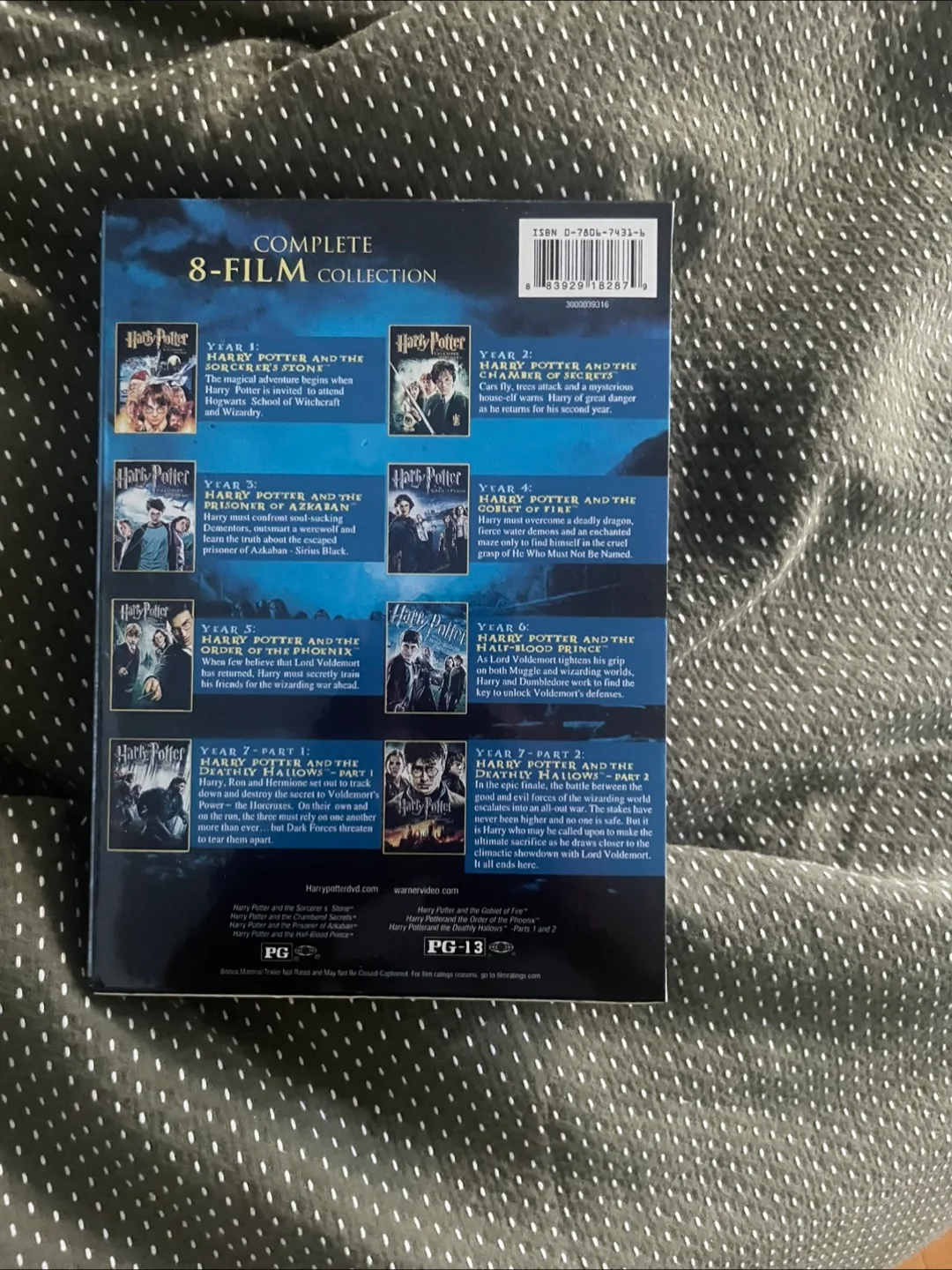Harry Potter Complete 8-Film Collection DVD Set image indicator(2)