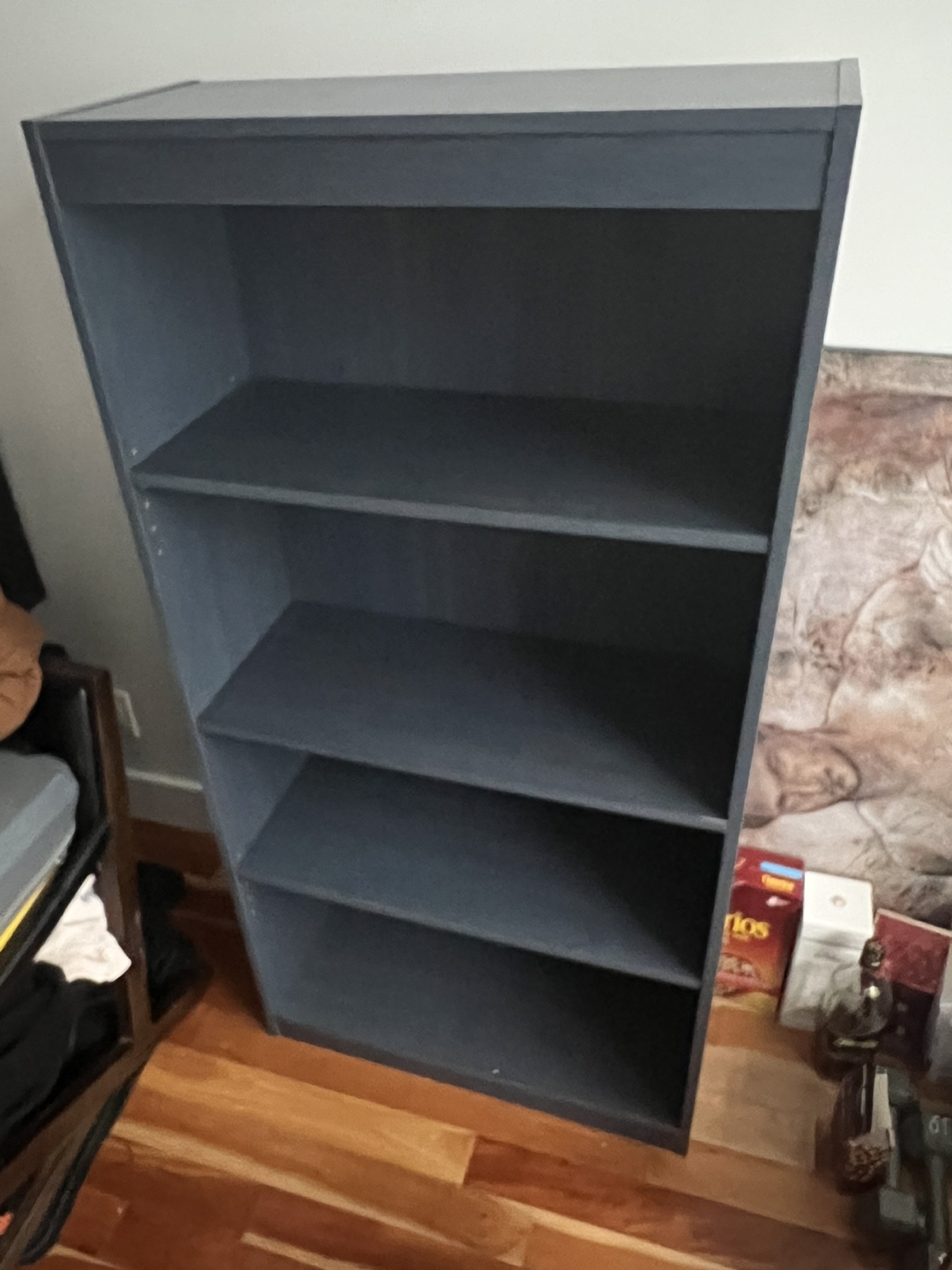 Blue Bookshelf