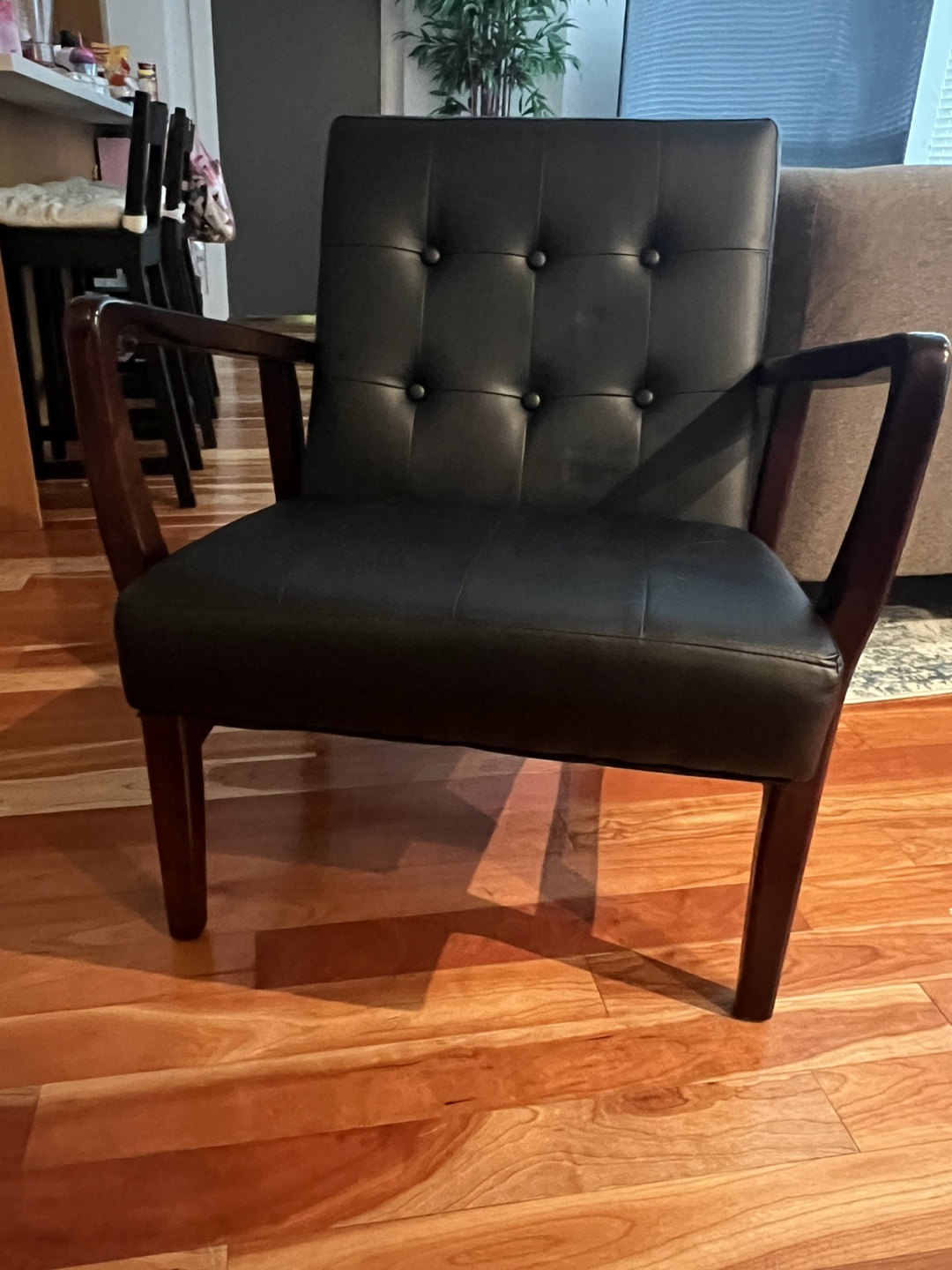 Black Accent Chair - photo 2