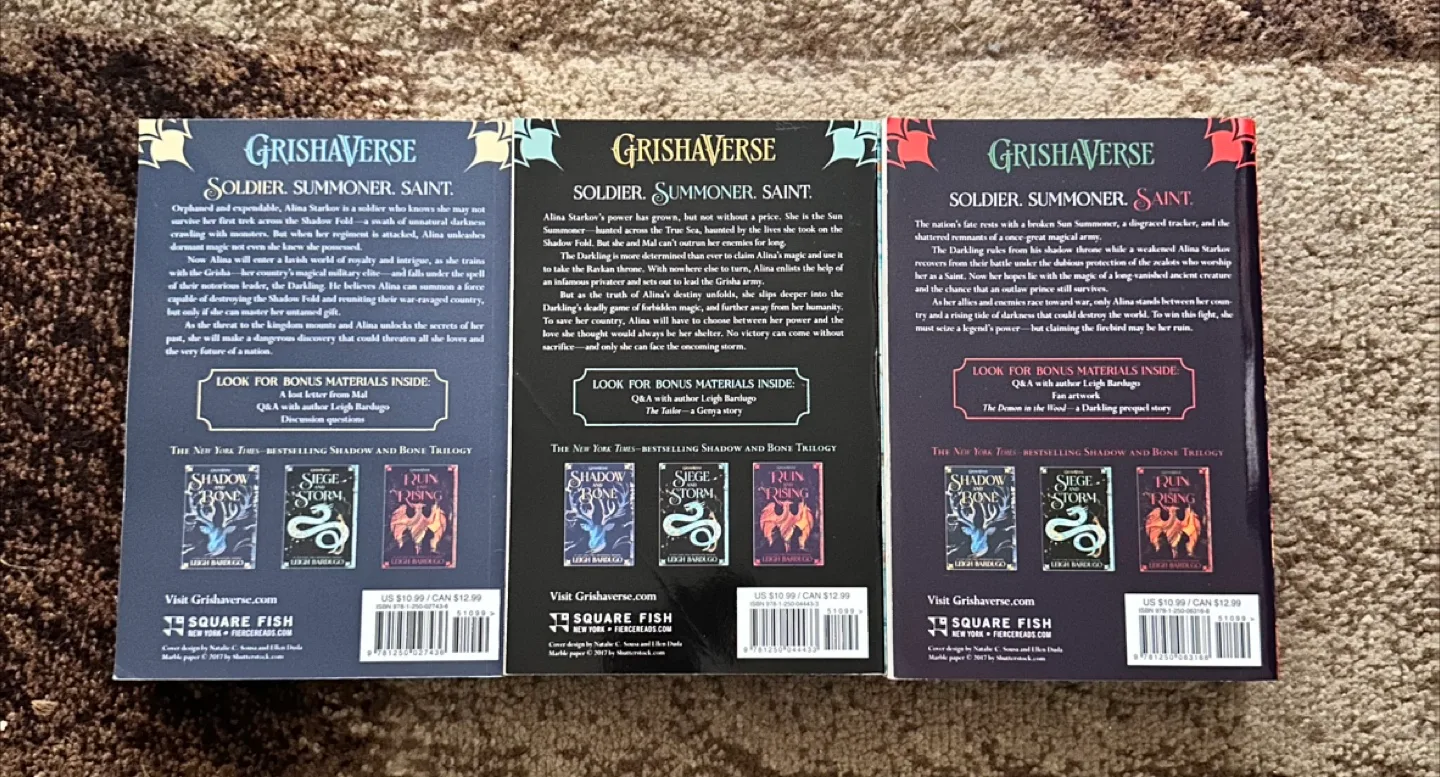 Shadow and Bone Trilogy Books image indicator(2)