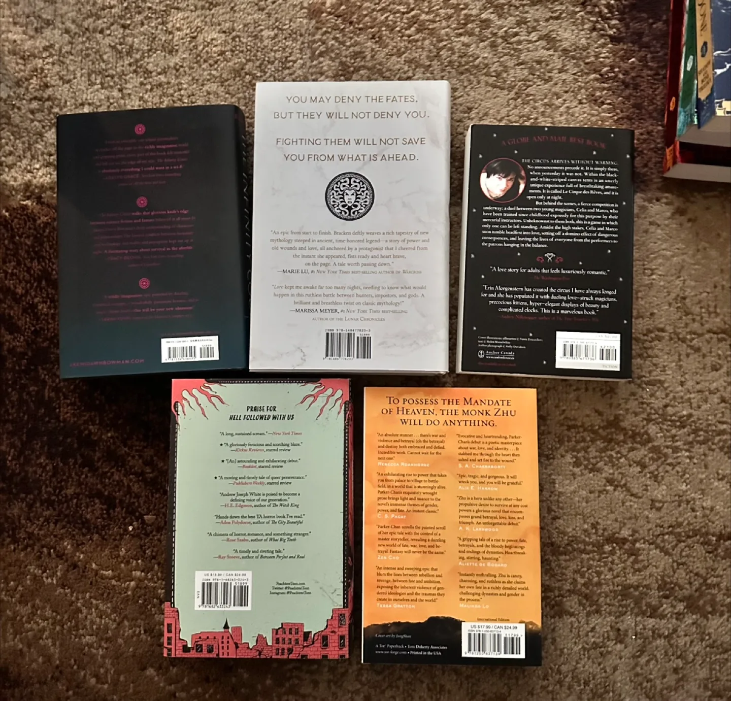 Set of 5 Fantasy/Fiction Books $15 each image indicator(2)