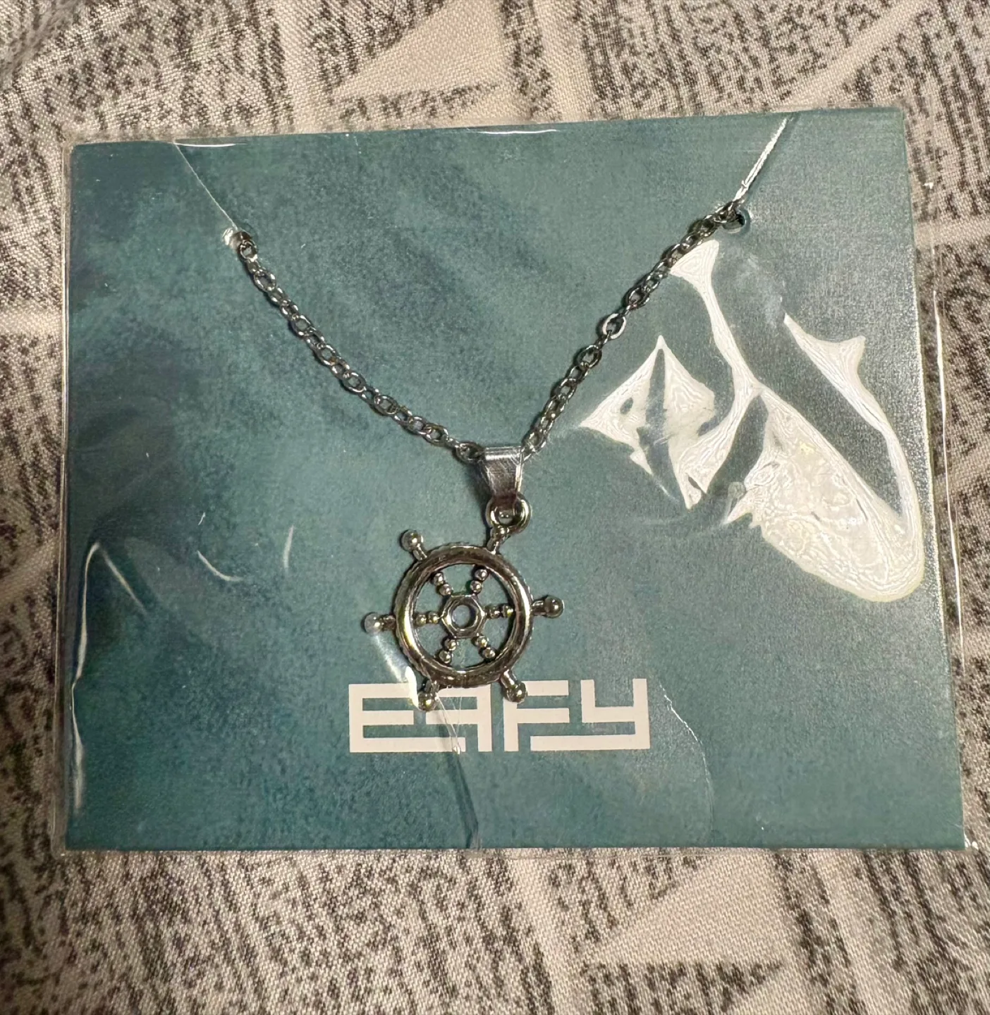 Ship Wheel Pendant Necklace thumbnail