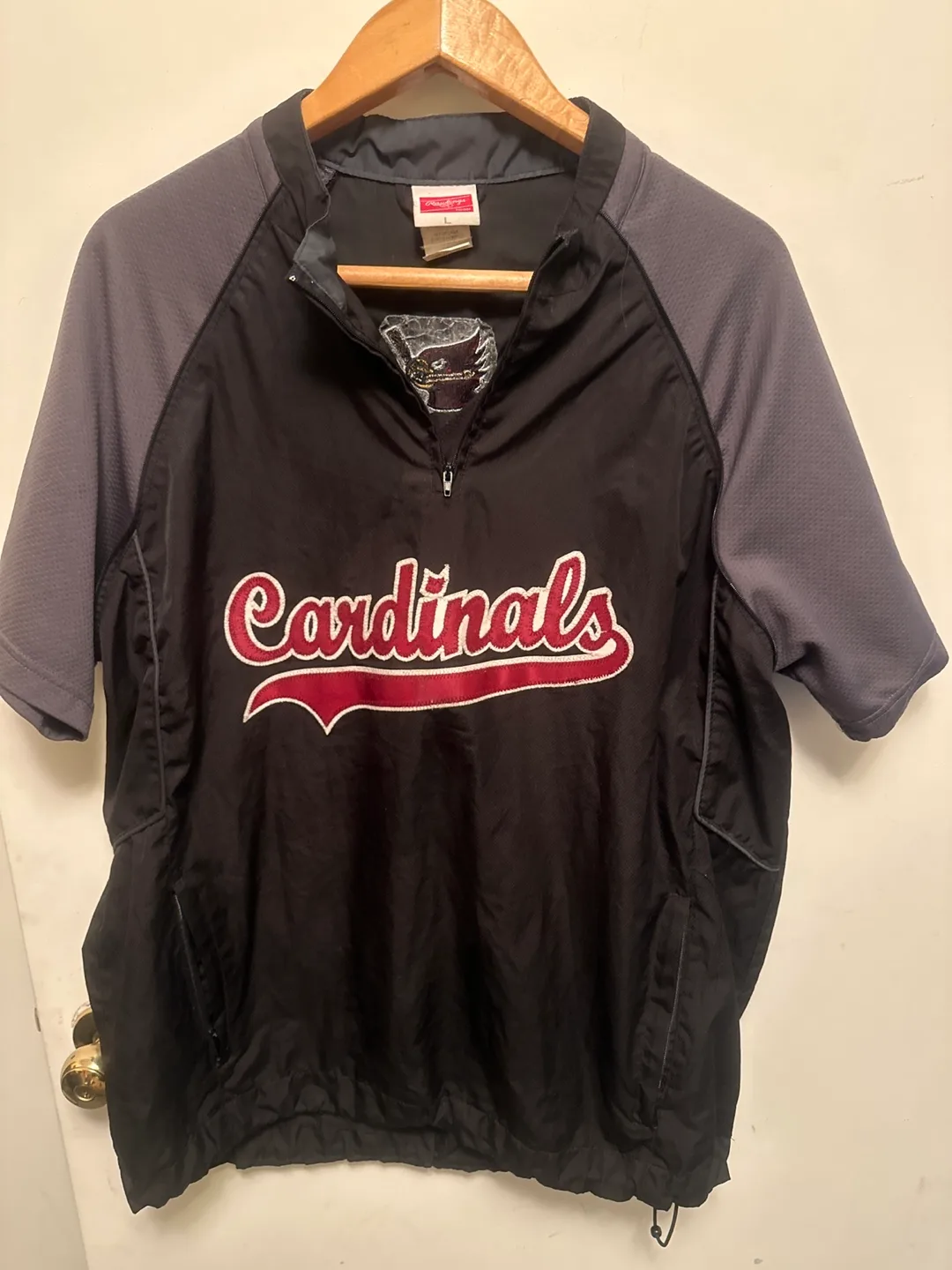 Rawlings Cardinals Short Sleeve Pullover thumbnail